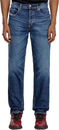Diesel Katoenen Diesel jeans blauw D-Finitive wijde fit
