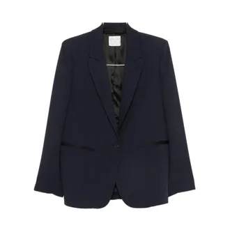 Forte_Forte Dames, Jassen, Blauw, Maat: S Viscose