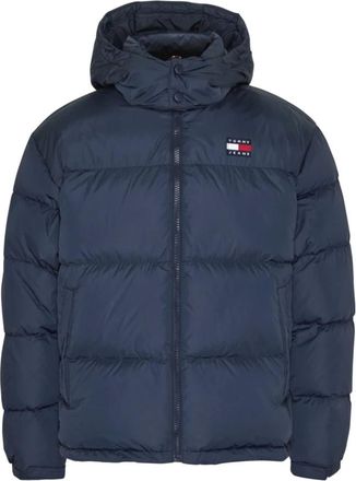 Tommy Jeans Heren, Jassen, Blauw, Maat: 2XL Poliester