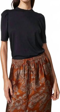 Rodebjer Dory Classic Jersey T-Shirt In Black