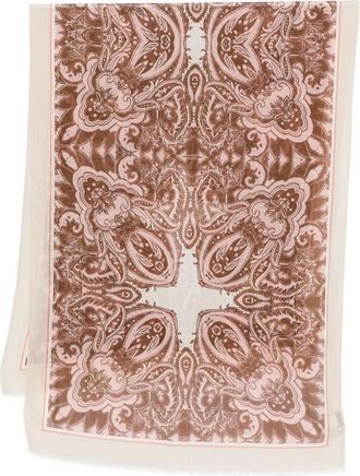 Marc O'Polo paisley-pattern scarf - women - Cotton/Modal - One Size - Neutrals