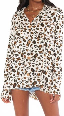 Show me your Mumu Marcella Top In Oasis Cheetah