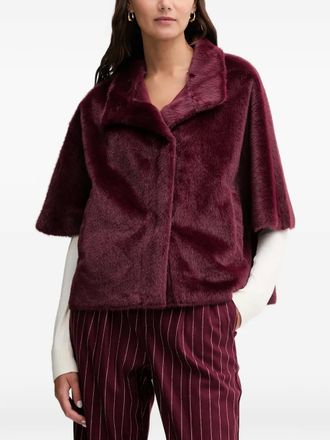 Joseph Ribkoff button short-sleeve coat - women - Polyester - XL/XXL - Red