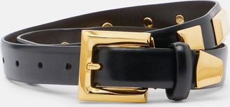 Nour Hammour Josephine studded leather belt