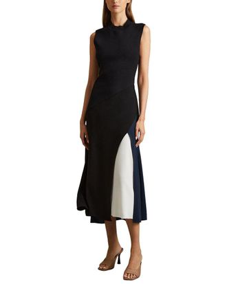 Reiss Faro Hybrid Midi Dress