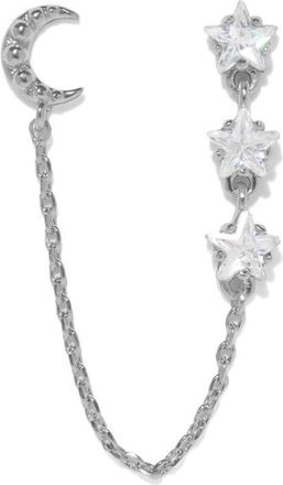 Girls Crew Lunar Link Double Stud Earring in Silver at Nordstrom