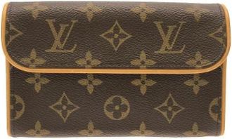 Louis Vuitton Pre-owned Pochette Florentine Monogram Waist Bag - Dames - Vintage Heuptassen - Bruin - ONE Size - Vintage