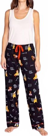 PJ Salvage Flannel Pant In Slate Dogs