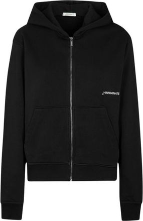 Hinnominate Hinnominate, Hoodies & sweatvesten, Dames, Zwart, XS, Hmabw 02360Ne 01 Zip-through