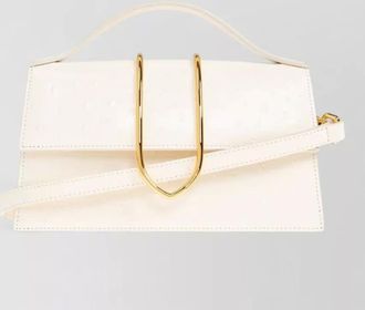 Jacquemus le bisou leather shoulder bag