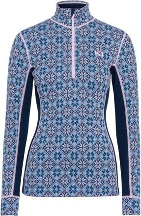 Kari Traa Rose Half-Zip Merinounterw&auml;sche f&uuml;r Damen | blau