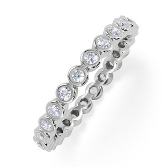The Diamond Store Eternity Ring Emily 18K White Gold Diamond 0.50ct G/Vs