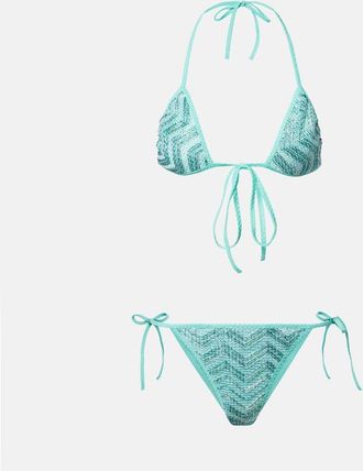 Missoni Zigzag lam&eacute; bikini top