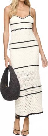 L*Space Isle Of Palms Dress In Cream/black
