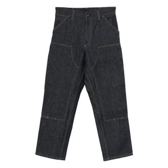 Carhartt Work in Progress Jeans, Heren, Blauw, W26, Katoen, Double Knee Pant