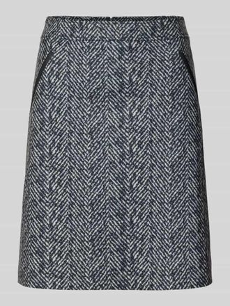 Christian Berg Knielanger Rock mit Reißverschluss in Black, Größe 38