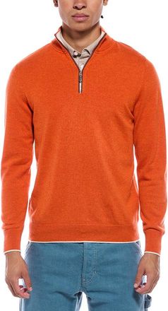 N.Peal N. PEAL Carnaby Cashmere 1/2-Zip Sweater