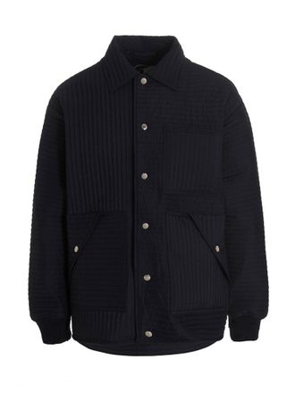 Khrisjoy Mens Chore Quilted Stripes Down Jacket