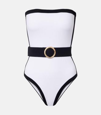 Alexandra Miro Whitney belted swimsuit
