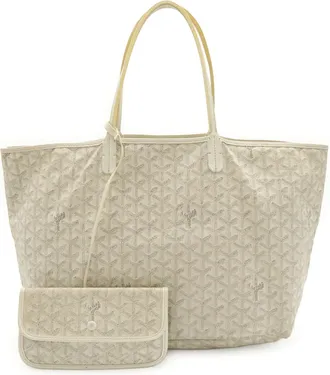 Goyard Black Brown White Yellow Coated Canvas Pouch Shoulder Bag Tote Bag (Pre-Owned)