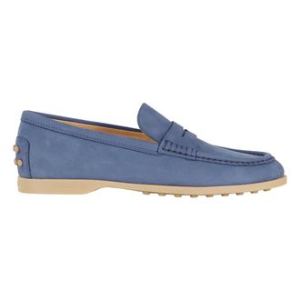 Tod's Tods, Loafers, female, Blue, Size: 8 1/2 US Lightweight Rubber Loafer