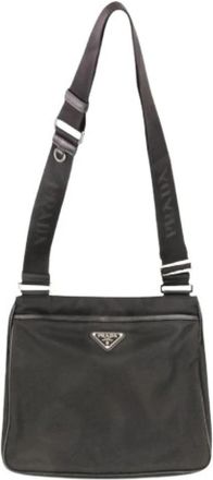 Prada Pre-owned Vintage Schoudertas - unisex - Vintage Schoudertas - Zwart - ONE Size - Nylon - Vintage