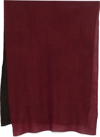 Yavi wool-silk scarf - women - Silk/Wool - One Size - Red