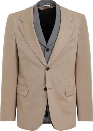 Comme Des Gar&ccedil;ons Wollen Jas - Heren - Blazers - Bruin - M - Wol - Jassen
