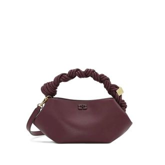 Ganni Mini Bou Twisted-handle Tote Bag