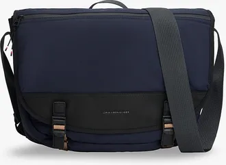 Tommy Hilfiger Mens Travel Messenger Bag - Navy