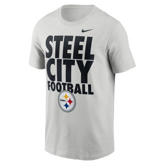 Nike Pittsburgh Steelers Essential Nike Mens NFL T-Shirt in Grey | N1990BB7L-U7G