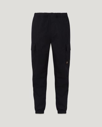 Belstaff Pantaloni Container Uomo Lightweight Stretch Cotton Nero 2xl