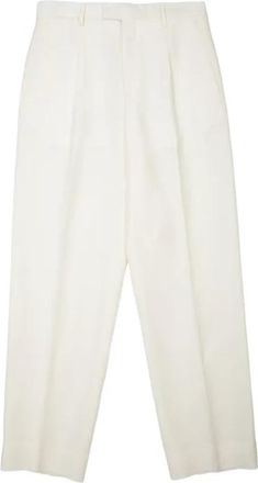 BRIGLIA 1949 Wijde Broek - Heren - Wijde Broeken - Beige - S - Leer - Broeken