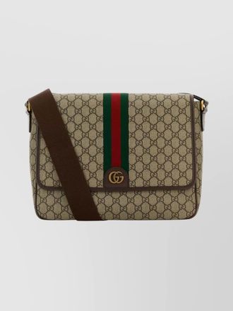 Gucci gg supreme fabric crossbody bag