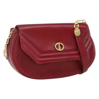 Dior Pre-owned Shoulder Bags, female, Red, Size: ONE SIZE Pre-owned Vintage Shoulder Bag