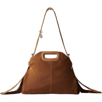 Maje Suede Miss M bag in Camel at Nordstrom, Size Medium