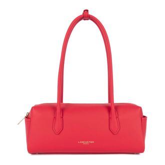 Lancaster Handbags, female, Red, Size: ONE SIZE Donna Cube Shoulder Bag