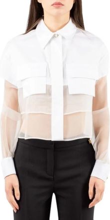 Elisabetta Franchi Mujer, Blusas y Camisas, Beige, Talla: M