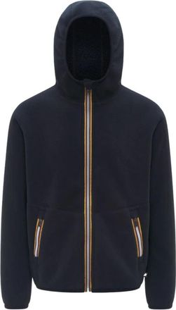 K-Way Jack Sherpa Polar Reversible - Heren - Vesten met rits - Blauw - XS - Hoodies & sweatvesten