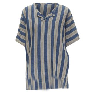 Comme Des Gar&ccedil;ons Comme des Garcons striped linen boxy fit shirt
