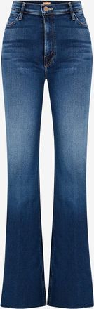 Mother Ausgestellte Jeans mit hoher Taille The Doozy Fray