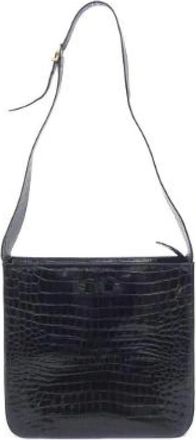 Ferragamo Pre-owned Leren Schoudertas - Dames - Vintage Schoudertas - Zwart - ONE Size - Leer - Vintage
