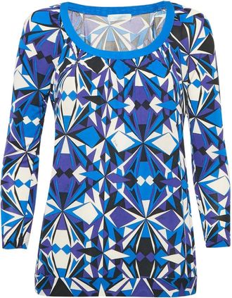 Pucci geometric-print T-shirt - Blue