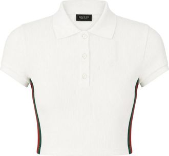 Gucci Tops, Dames, Wit, S, Polo