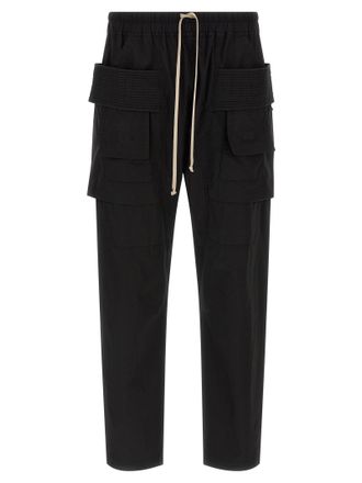 Rick Owens Mens Creatch Cargo Drawstring Pants