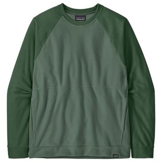Patagonia Micro D Crewneck Fleecepullover f&uuml;r Herren | oliv/gr&uuml;n