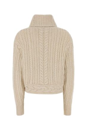 Isabel Marant Womens Ivory Cotton Blend Brenda Sweater Ecru Maglieria
