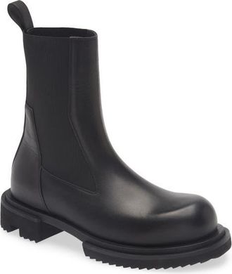 Rick Owens Stivali Beatle Bogun Chelsea Boot in Black at Nordstrom, Size 10Us