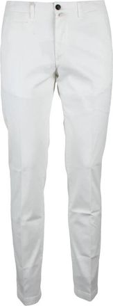 BRIGLIA 1949 Chinos - Heren - Chinos - Wit - S - Katoen - Broeken