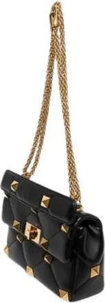 Valentino Pre-owned Vintage Satchel - Dames - Pre-owned - Zwart - Maat: ONE Size Leer